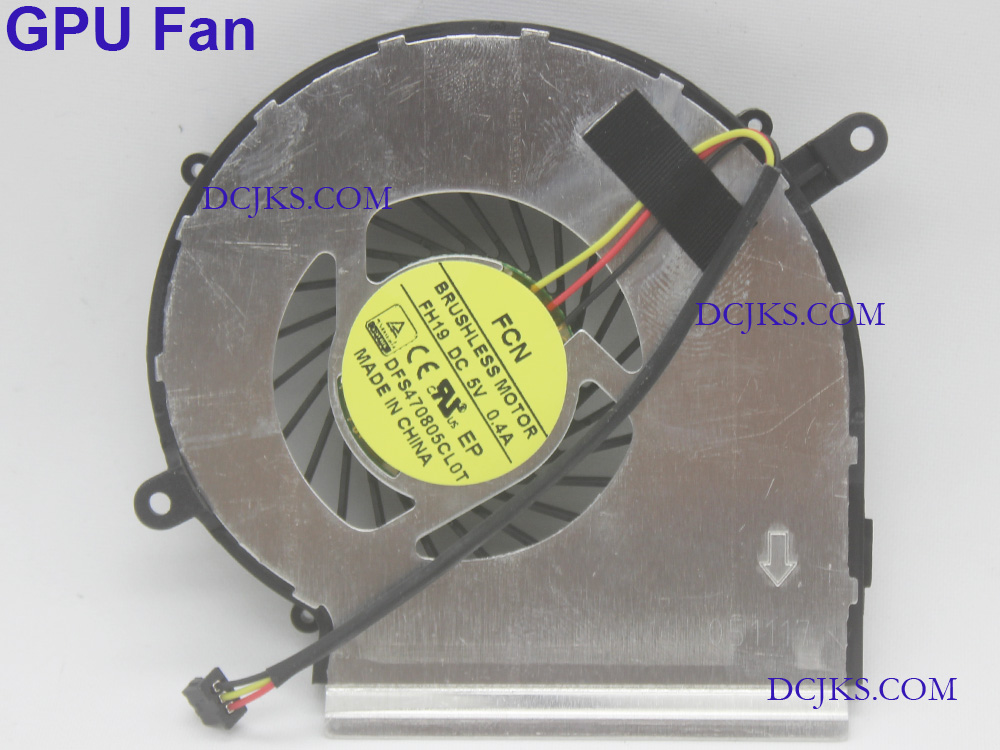MSI GE72 2QE 2QF CPU GPU Fan Assembly Repair Replacement MS-1791